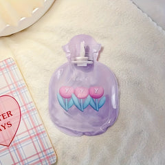 2pcs Mini Water Injection Hot Water Bag Hand Warmer