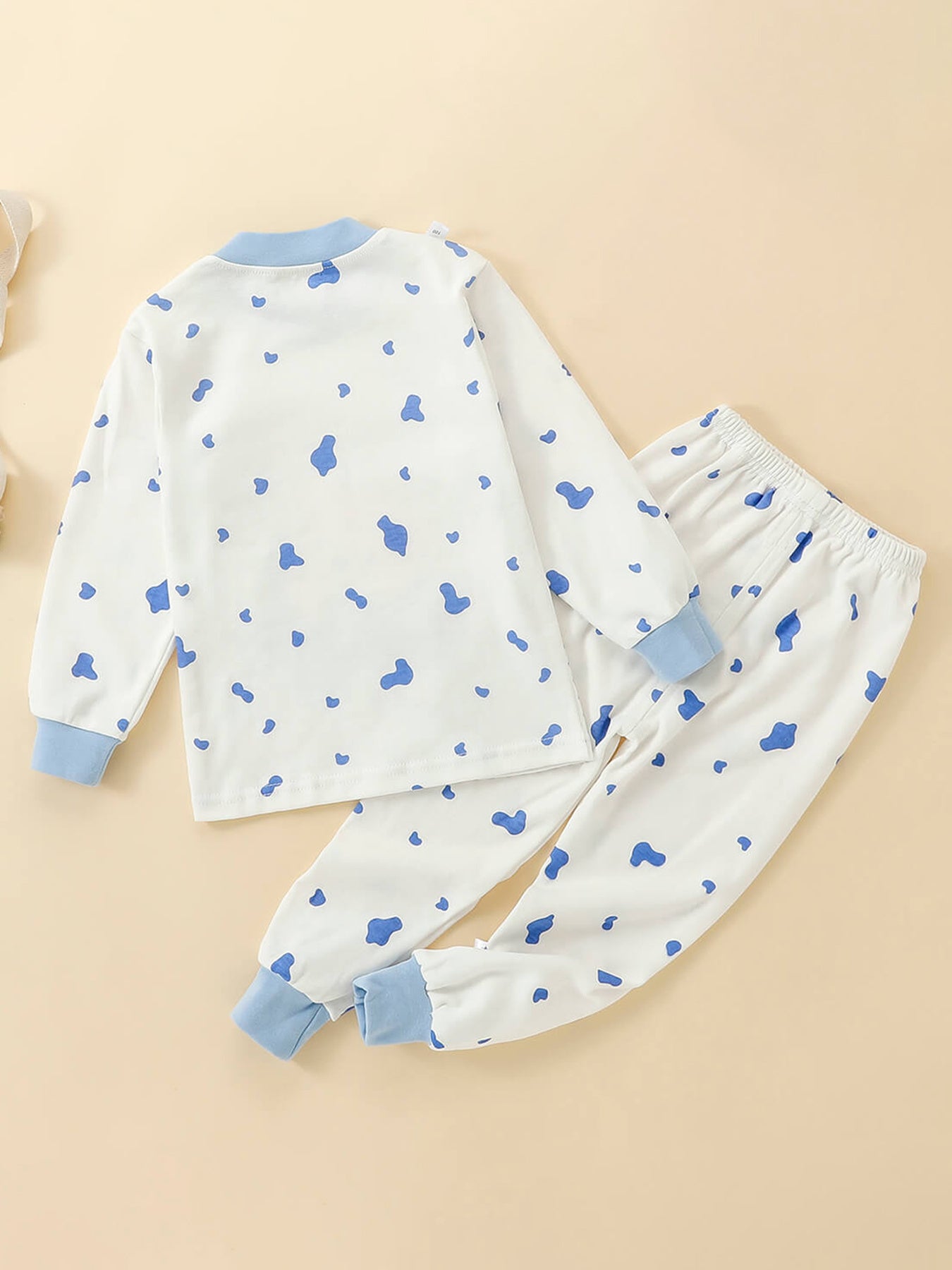 Kids' Bear Print Polka Dot Pajamas
