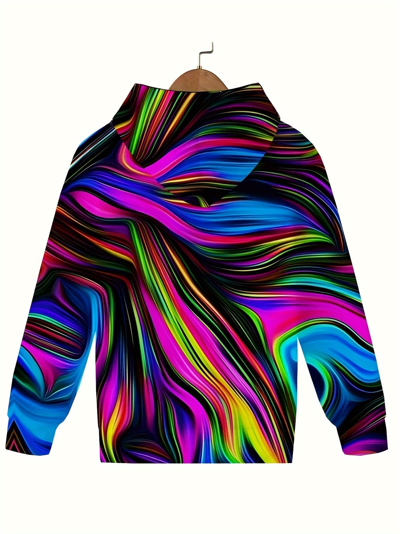 Rainbow Graphic Hooded Sweatshirt for Boys Girls