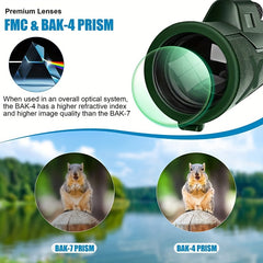 HD Long Distance Monocular For Outdoor Camping Wildlife Observation
