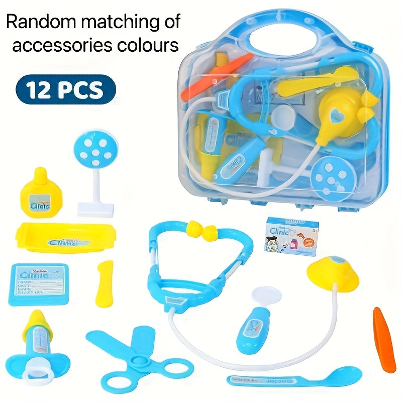 Kids Doctor Play Kit Medical Toy Set Stethoscope Syringe