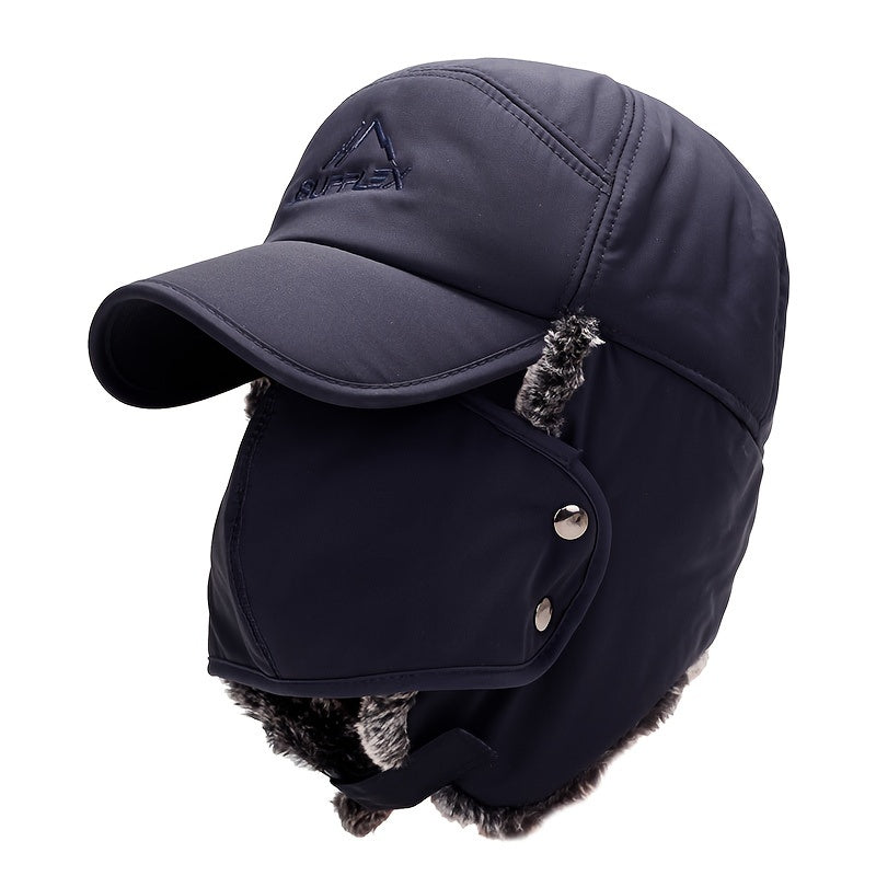 Thickened Velvet Trapper Hat Windproof Warm Hat