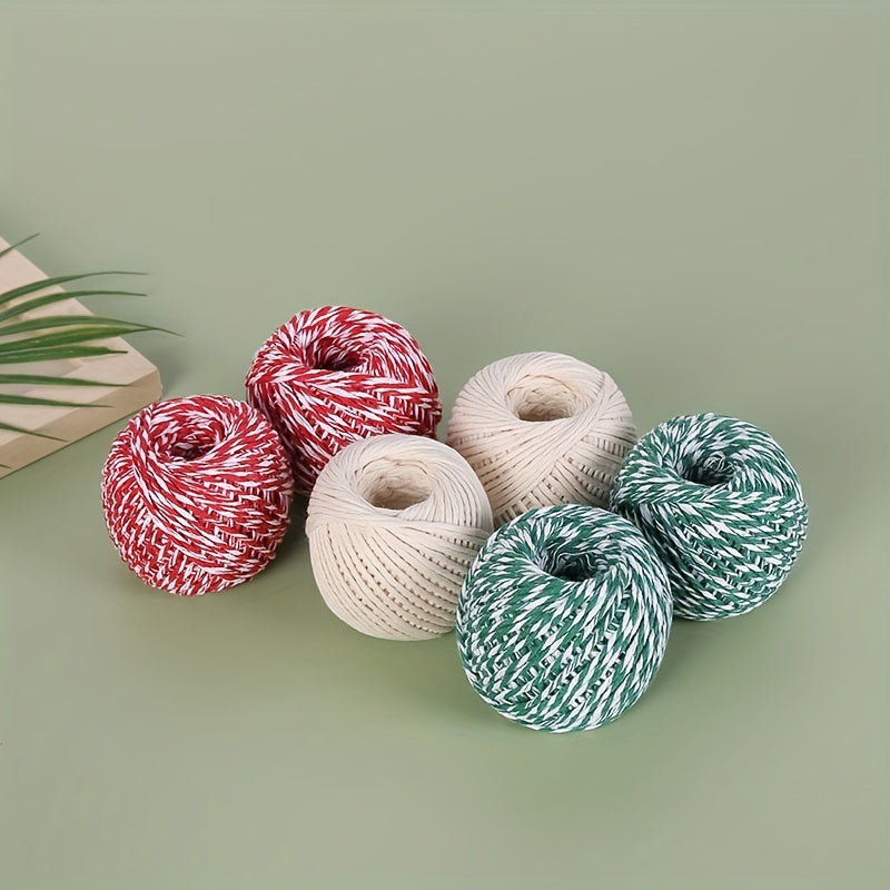 10pcs 2mm Cotton Thread DIY Material Rope Packaging Rope for Hand Knitting