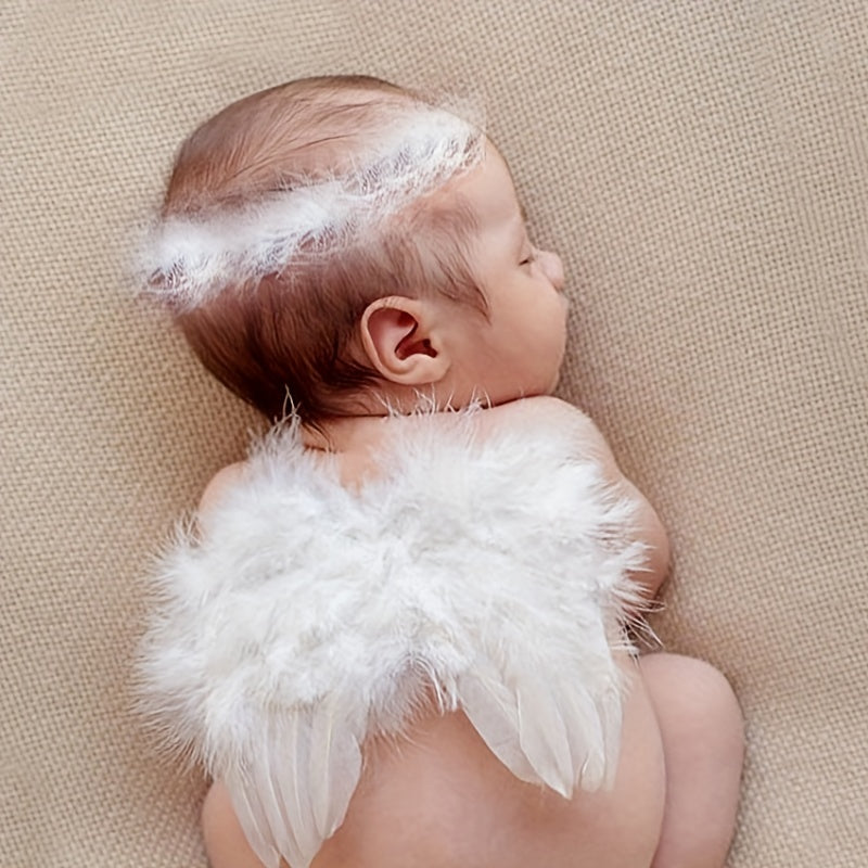 Angel Wings Baby Photography 2pcs Set Props