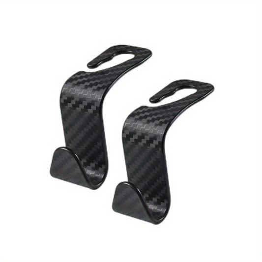 2pcs Car Seat Hooks Save Space Hang Heavy Objects Hide Back Hooks