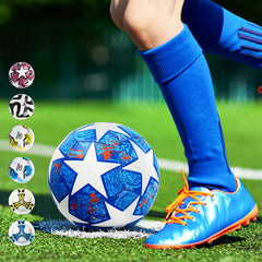 High Size 5 PVC Football Training Match Soccer Ball