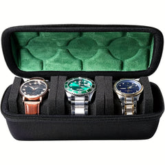 Hard Watch Travel Case - Watch Roll Storage Organizer Women Men