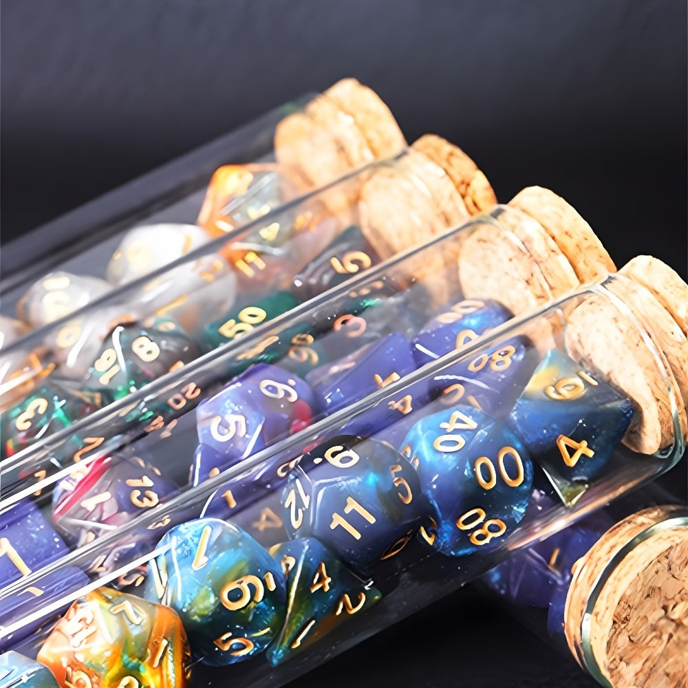 7pcs Magic Polyhedral Dice Set For Fantasy Table Games