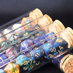 7pcs Magic Polyhedral Dice Set For Fantasy Table Games