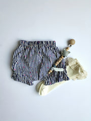 Baby Girls Floral Print Cotton Shorts