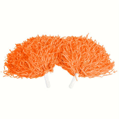 2pcs PE Plastic Cheering Poms Handheld Props Dancing Supplies
