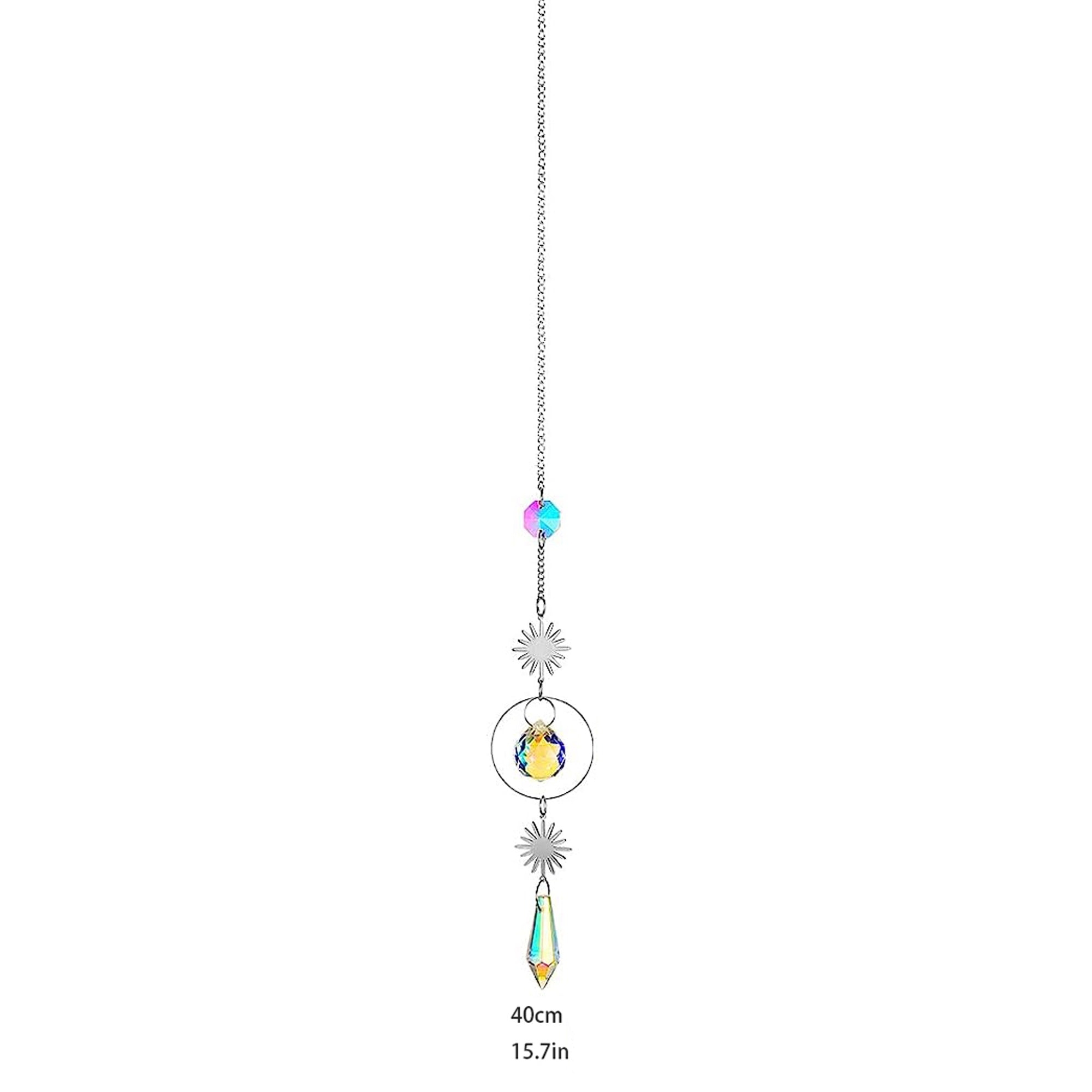 Crystal Suncatcher Hanging Garden Light Catcher Window Chandelier Pendant