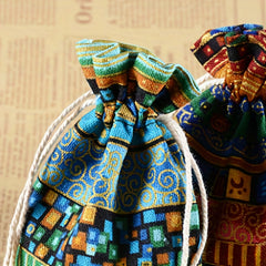 Ethnic Windbreaker Pocket Drawstring Fragrance Bag Empty Bag Jewelry