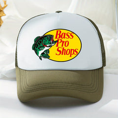 Hip Hop Fish Trucker Hat Baseball Cap Unisex Sunshade Dad Hats