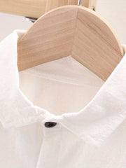 Toddler Baby Casual Shirt Kids Button Down Long Sleeve Top