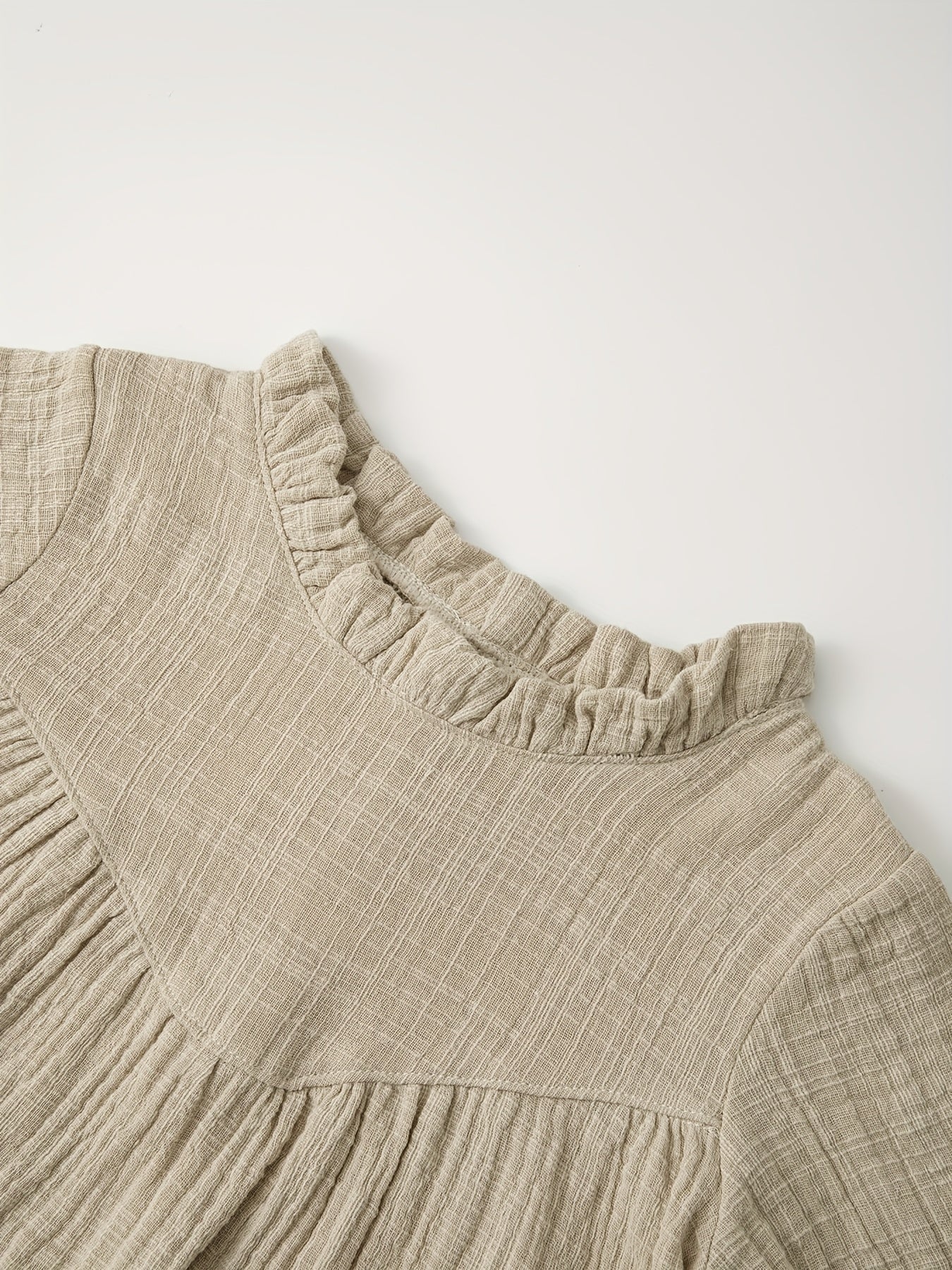 Comfy Cotton Ruffle Dress for Girls