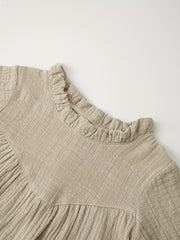 Comfy Cotton Ruffle Dress for Girls
