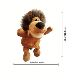 Hand Puppet Toy Ventriloquist Animal Glove Mouth Movable