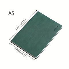 1pc PU Soft Leather Thickened Notebook 96 Sheets