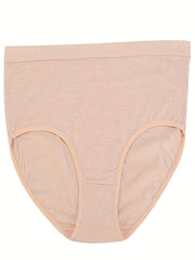 4 Pack Plus Size High Rise Panties Set