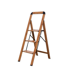 BIBKOKE Step Ladder Folding Stool Non Slip Rubber Feet