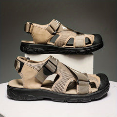 Men's Adjustable Strap Hiking Sandals Non Slip Beach Shoes