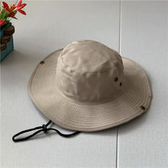 Bucket Sun Hat Floppy Cotton Wide Brim Summer Beach Caps
