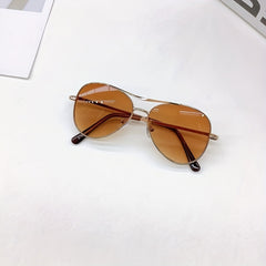 Kids Metal Frame UV Protection Pilot Sunglasses