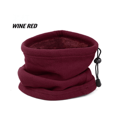 Men's Winter Thick Fleece Knit Neck Warmer for Outdoor Activities