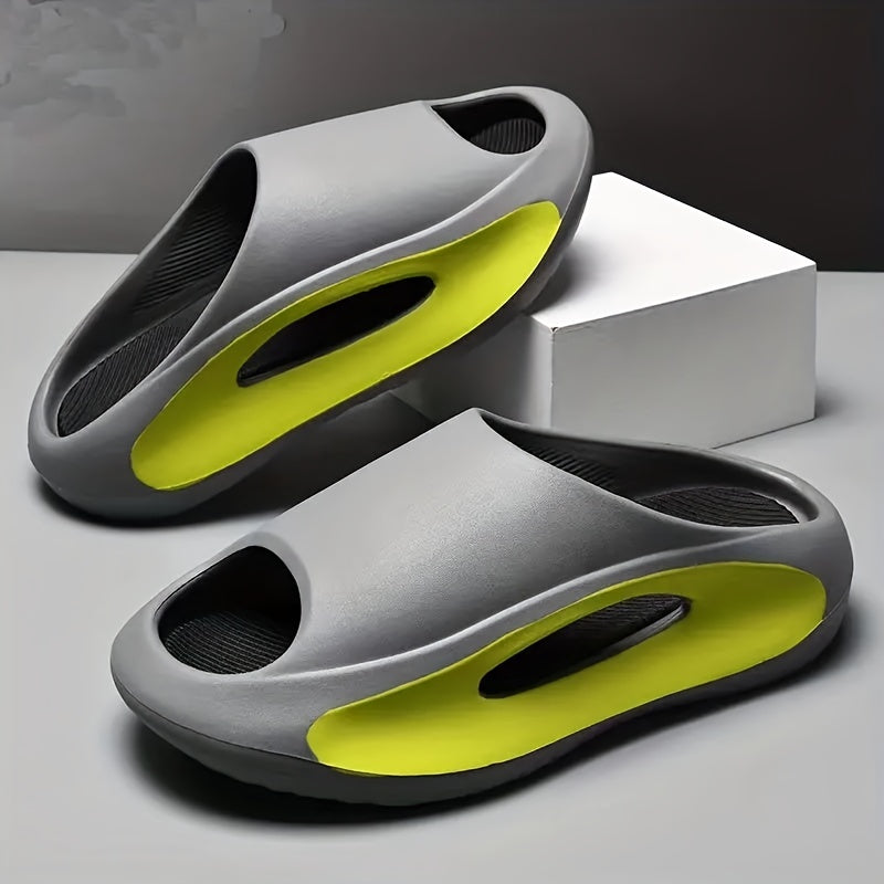 Men's Thick Slip On Slides Casual Outdoor Slippers