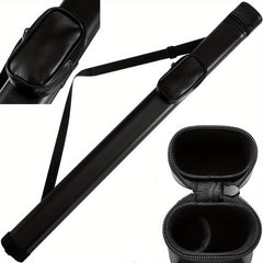 1pc Pool Cue Hard Case Holds 1 Butt and 1 Shaft Protective Carrying Bag
