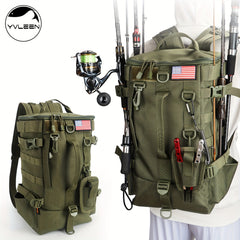 Portable Fishing Tackle Storage Bag Multifunctional Fishing Backpack
