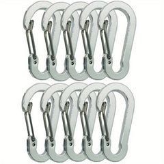 10pcs Spring Buckle Small Carabiners for Outdoor Camping Fishing Climbing