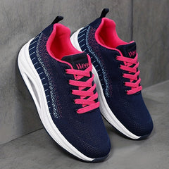 Women's Air Cushioned Running Shoes Mesh Breathable Outdoor Sports Shoes
