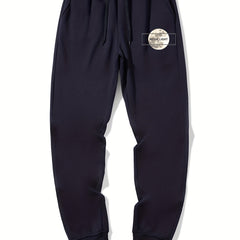 Moon Pattern Casual Stretch Joggers Men s Sweatpants