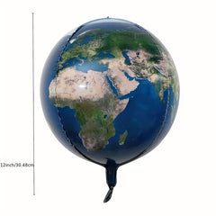 3D Aluminum Film Moon Earth Star Balloon for Kids Birthday Party