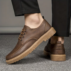 Men's Vintage Lace Up Sneakers Casual Outdoor Shoes