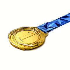 Metal Winner Medals with V Neck Ribbon for Events & Games