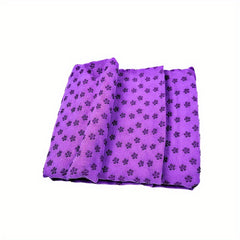 Non Slip Yoga Mat Towel Soft Microfiber Absorbs Sweat for Pilates