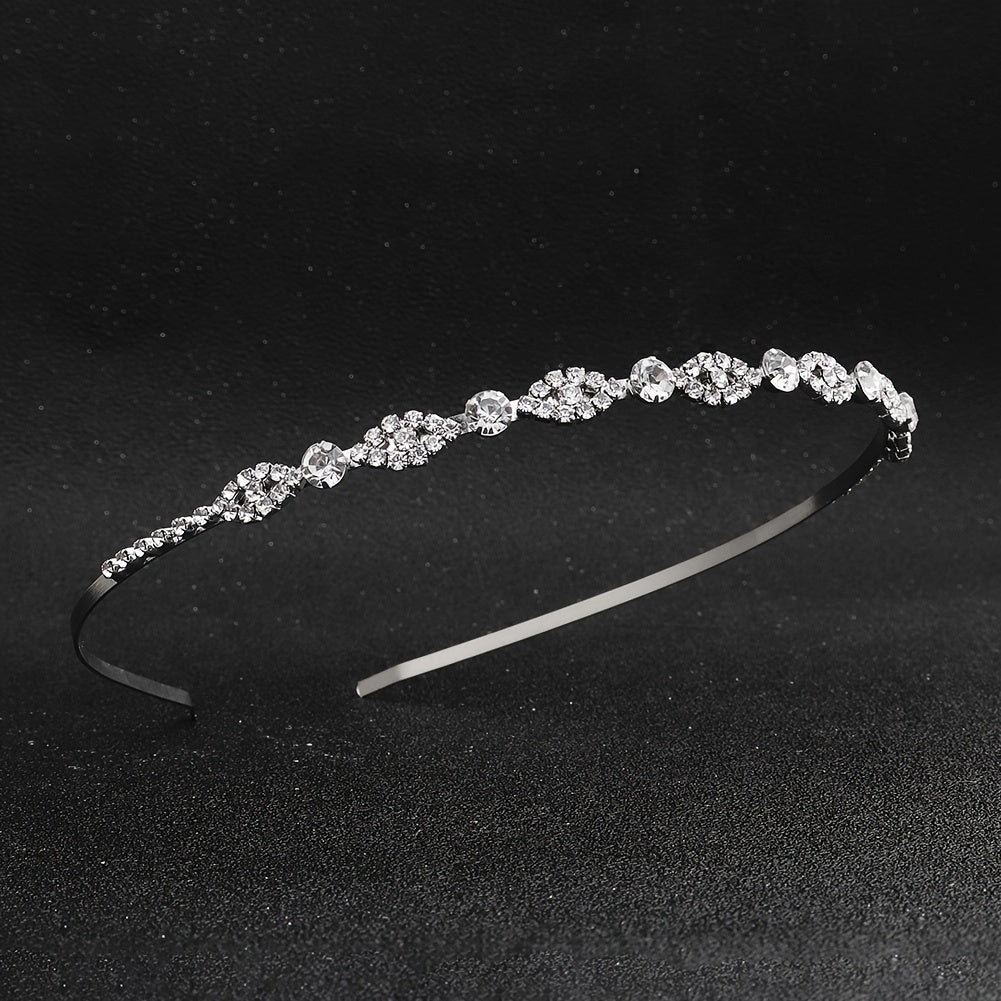 Rhinestone Crown Headband Party Decor Princess Tiara Wedding Birthday