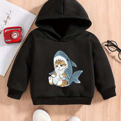 Baby Kitty & Shart Cartoon Hoodie Kids Pullover