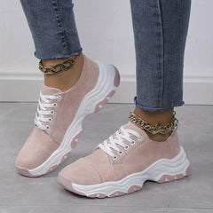 Thick Sole Shock Absorption Heighten Sneakers