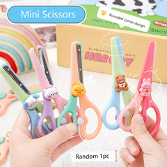 1pc Cartoon Scissors Student Scrapbook Art Cutting Paper
