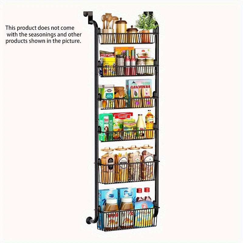 Over The Door Spice Rack Organizer - Kitchen Storage