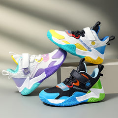 Boys' Comfy Non Slip Basketball Shoes