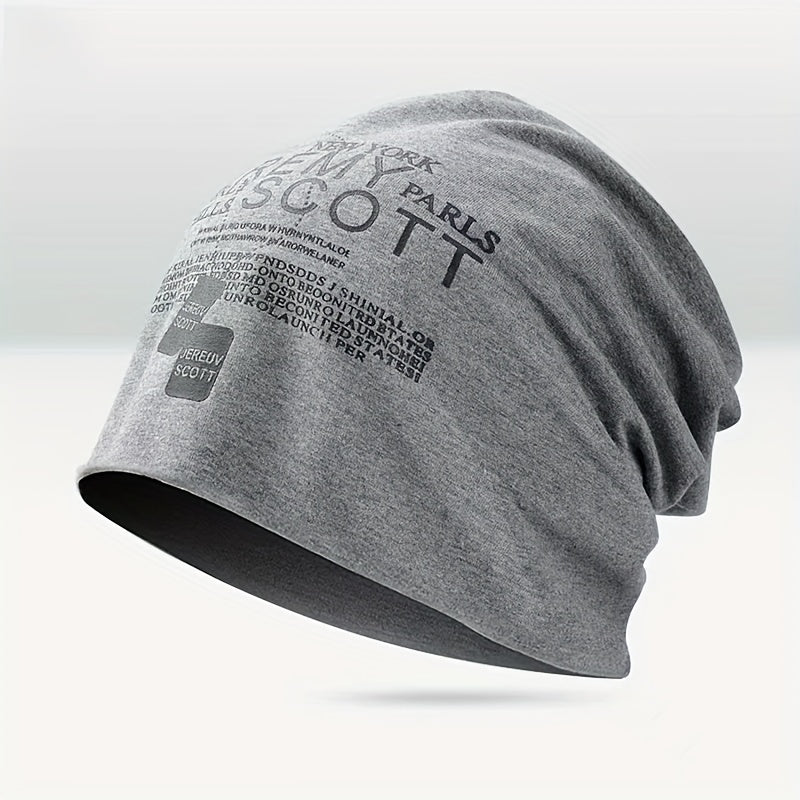 Hip Hop Letter Pullover Hat Beanie