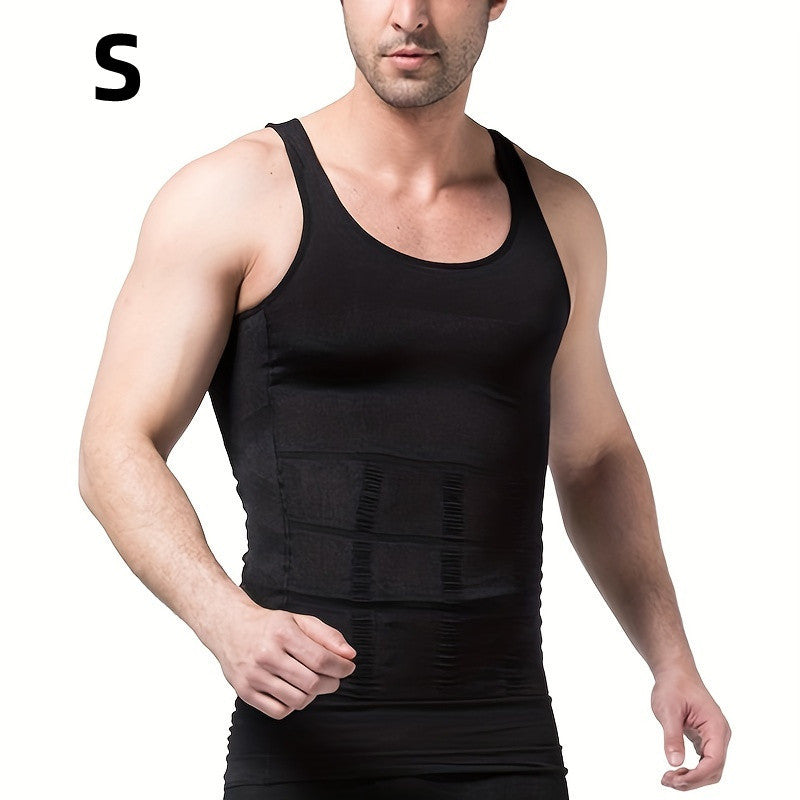 Men's Abdomen Slimming Vest Shirt