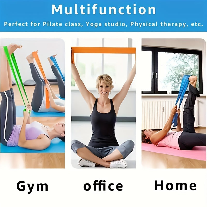 Solid Yoga Elastic Band TPE Fitness Resistance Band