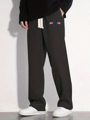 Flag Pattern Joggers Men's Casual Loose Fit Pants
