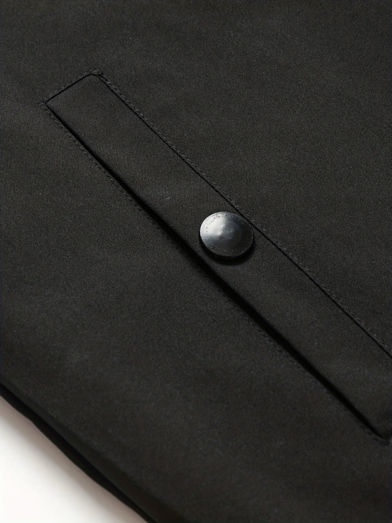 Men's Striped Zip Up Stand Collar Jacket